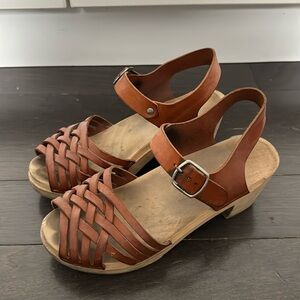 Lotta From Stockholm leather clogs